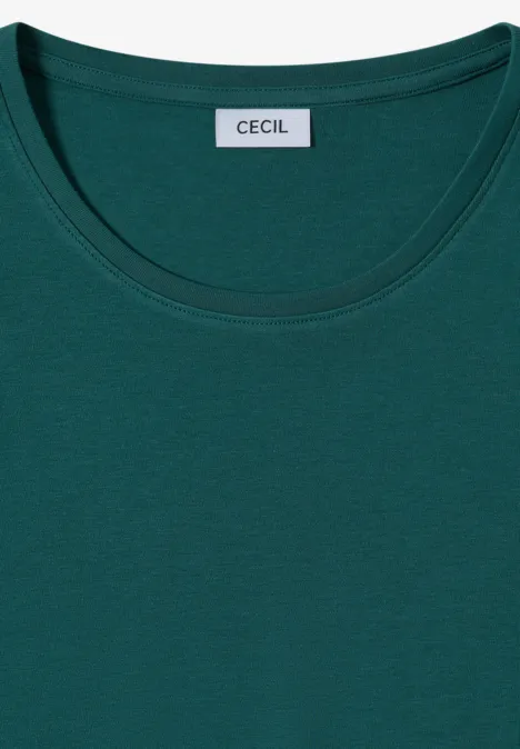Basic Shirt dark sea green