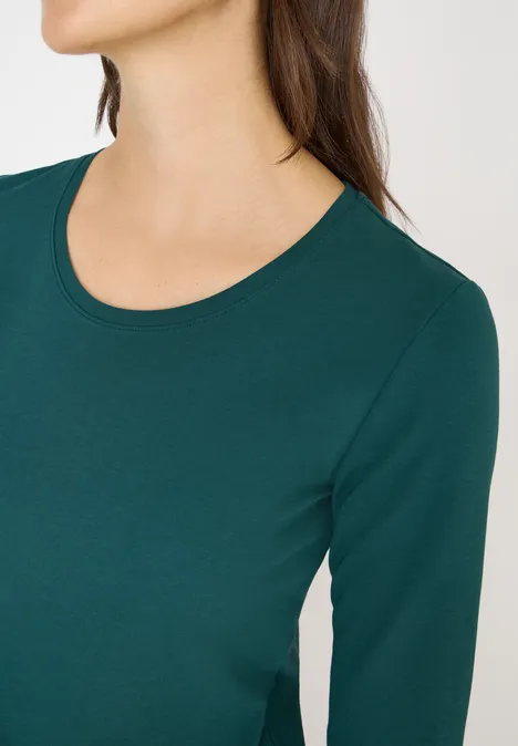 Basic Shirt dark sea green