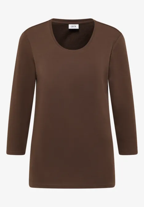 Basic Shirt chocolate mousse