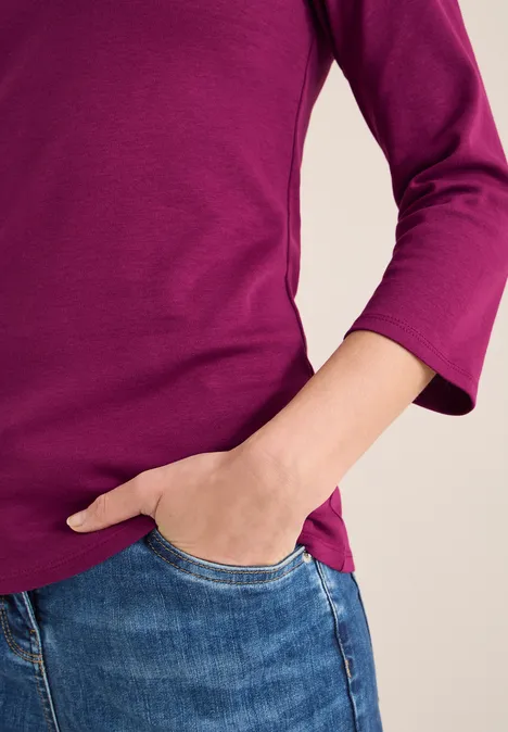Basic Shirt magenta purple