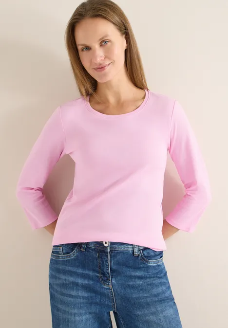T-shirt de base light blush rose