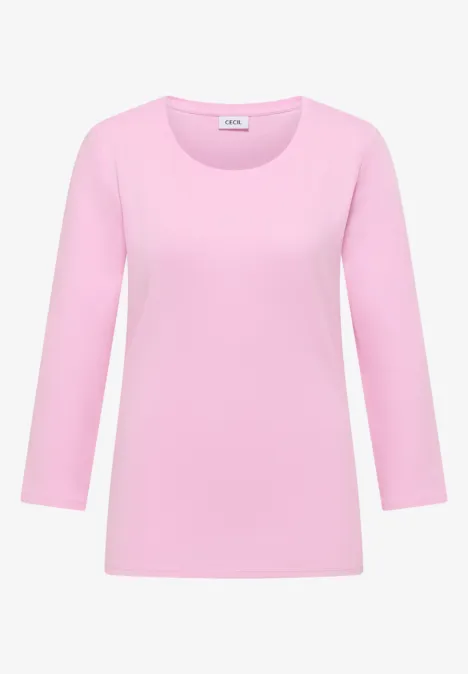 T-shirt de base light blush rose