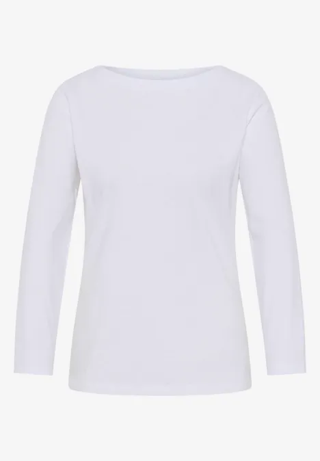 Basic Langarmshirt White
