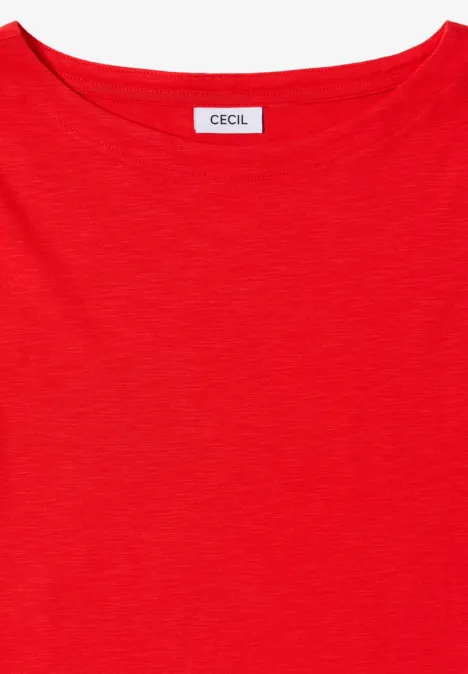 Basic Langarmshirt pumkin orange