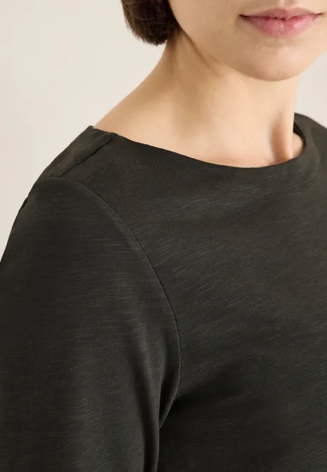 T-shirt basique à manches longues null