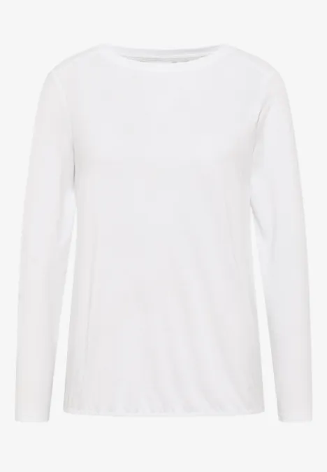 Shirt in Unifarbe White