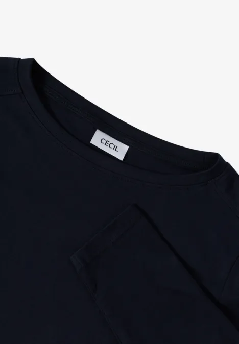 T-shirt en couleur unie urban dark blue