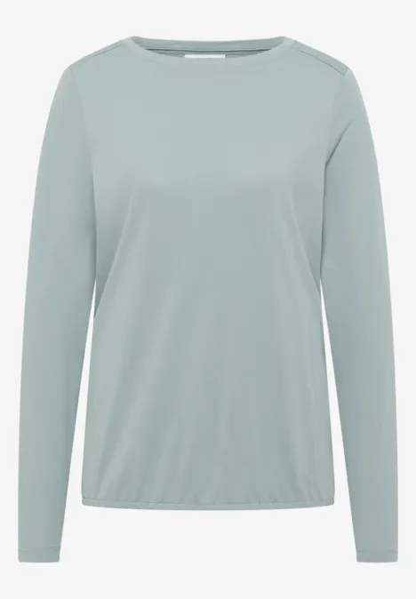 Shirt in effen kleur light mint blue