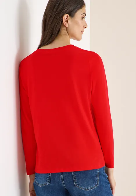 Basic Rundhalsshirt pumpkin orange Basic Rundhalsshirt pumpkin orange