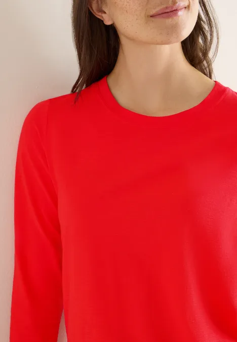 Basic Rundhalsshirt pumpkin orange Basic Rundhalsshirt pumpkin orange