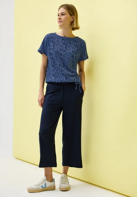 T-Shirt mit Tunnelzug urban navy blue