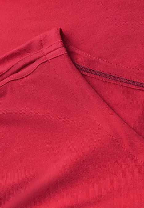 Shirt mit Cut-Out Details glazed apple red