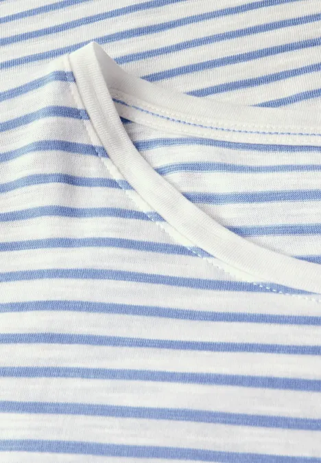 Gestreiftes Shirt deep pastel blue