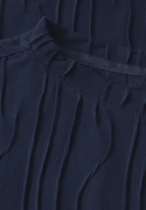 Strukturshirt urban navy blue