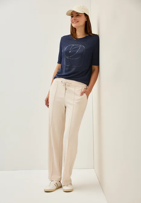 Shirt mit tonalem Print urban navy blue