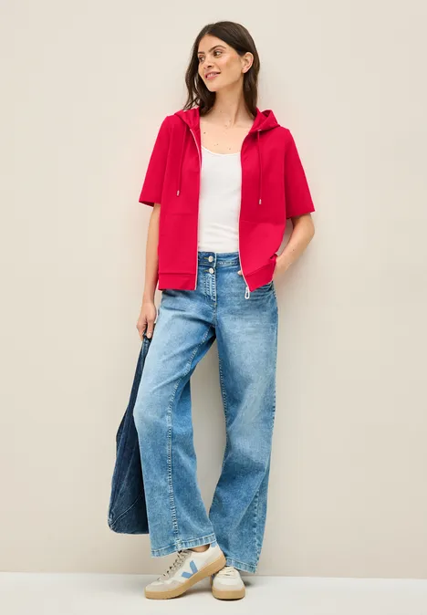 Kapuzenjacke glazed apple red