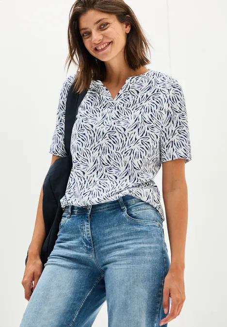 Shirt im Tunika-Look vanilla white