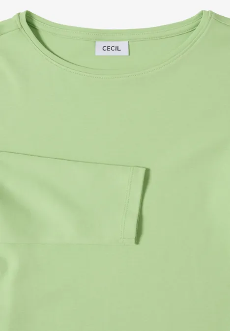 T-shirt avec encolure en U null