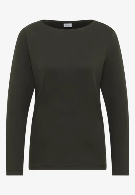 T-shirt avec encolure en U null