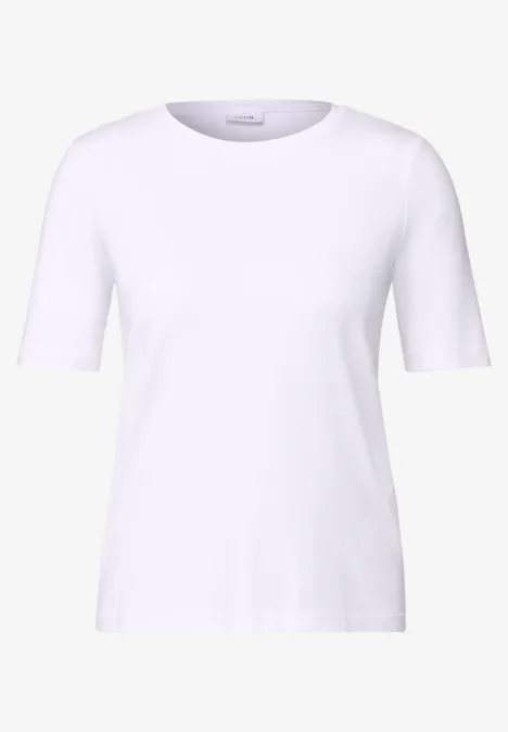 Basic Rundhals T-Shirt White