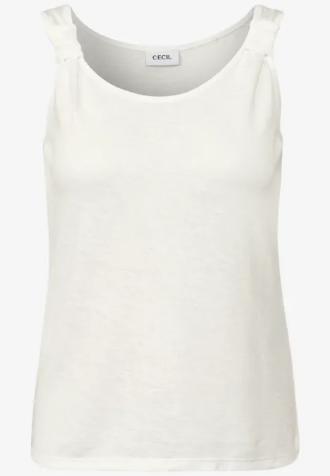 Top in Strick-Optik vanilla white