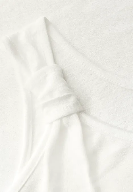 Top in Strick-Optik vanilla white