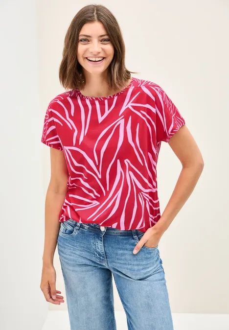 Print-Mix Shirt glazed apple red