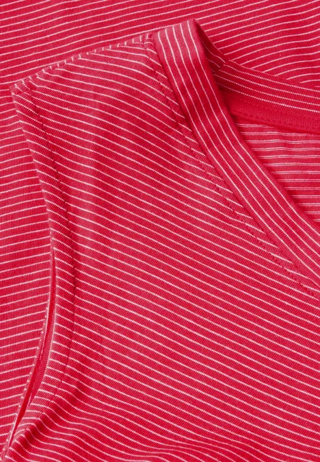 Gestreiftes Top glazed apple red