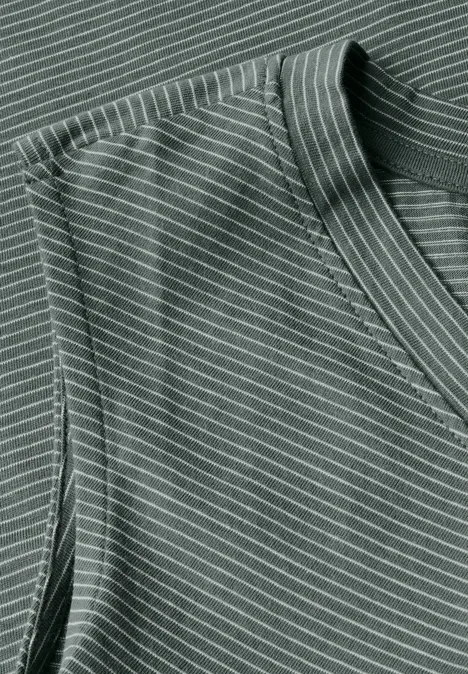 Gestreiftes Top dark balmy khaki