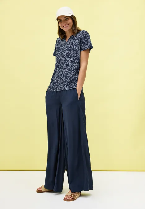Shirt mit Minimal Print urban dark blue