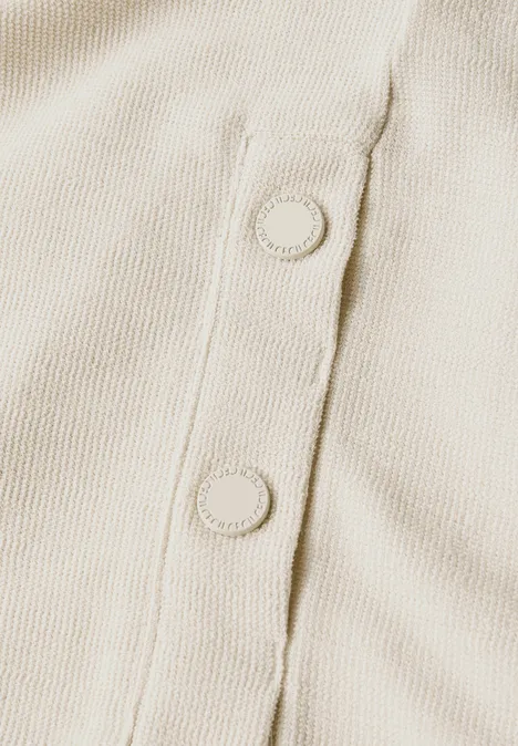 Bouclé Slub Shirt light beige