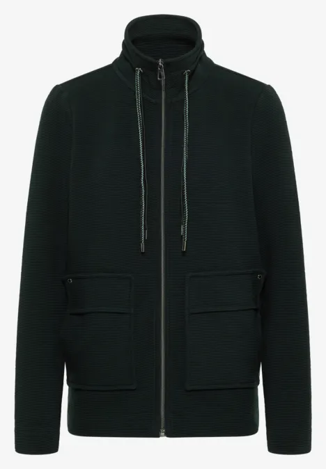 Leichte Ottoman Jacke ink green