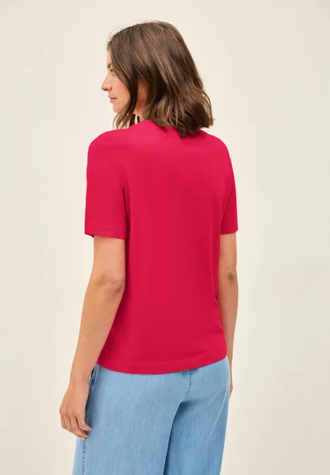 T-Shirt mit Artwork glazed apple red