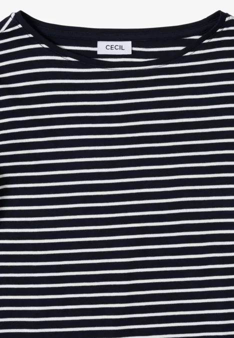 Gestreiftes Shirt vanilla white Gestreiftes Shirt vanilla white