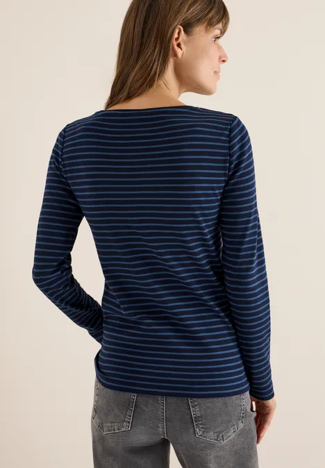 Gestreiftes Shirt urban dark blue Gestreiftes Shirt urban dark blue