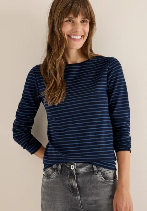 Gestreiftes Shirt urban dark blue Gestreiftes Shirt urban dark blue