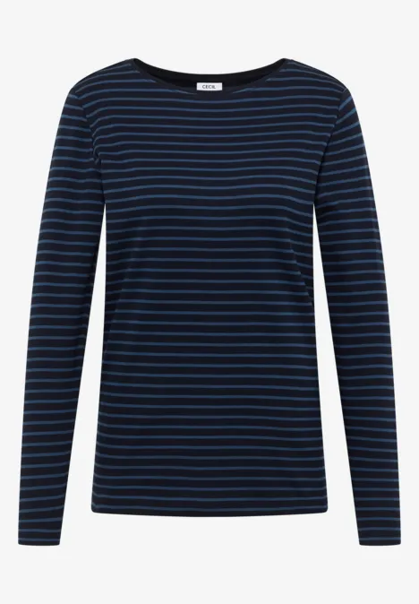 Gestreiftes Shirt urban dark blue Gestreiftes Shirt urban dark blue