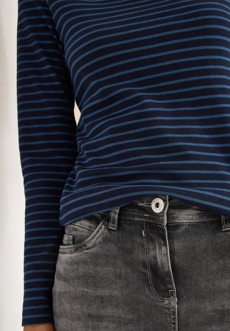 Gestreiftes Shirt urban dark blue Gestreiftes Shirt urban dark blue