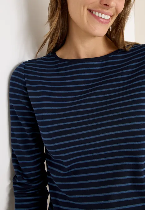 Gestreiftes Shirt urban dark blue Gestreiftes Shirt urban dark blue