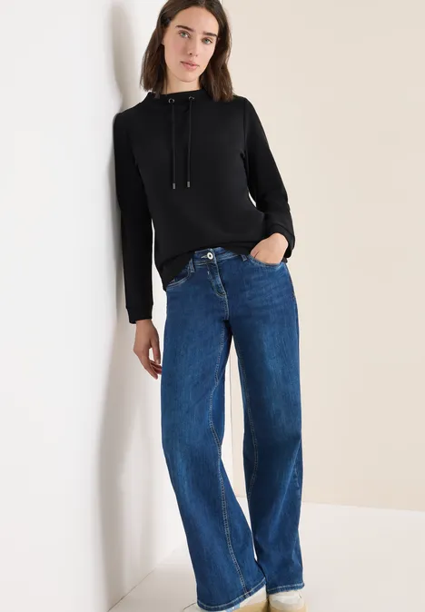 Shirt met borduursel Black Shirt met borduursel Black