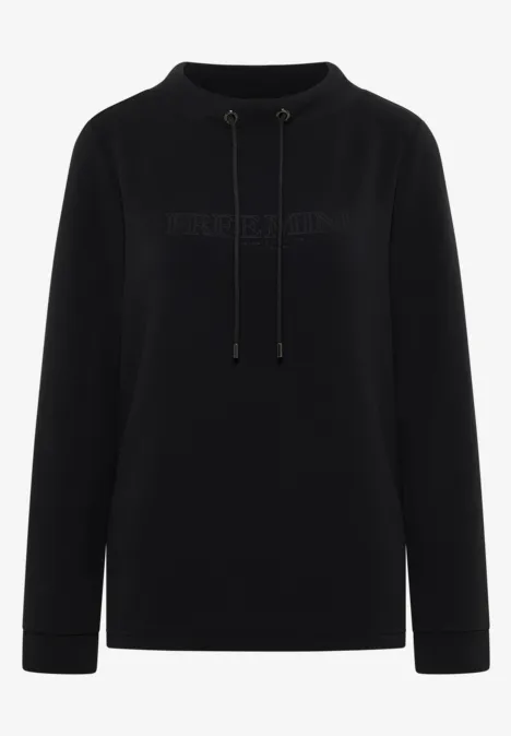 Shirt met borduursel Black Shirt met borduursel Black