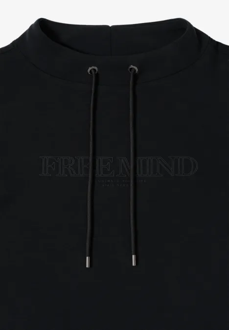 Shirt met borduursel Black Shirt met borduursel Black