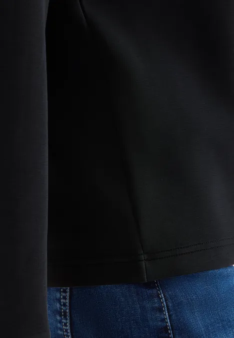 Shirt met borduursel Black Shirt met borduursel Black