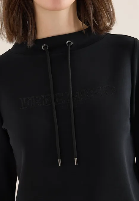 Shirt met borduursel Black Shirt met borduursel Black