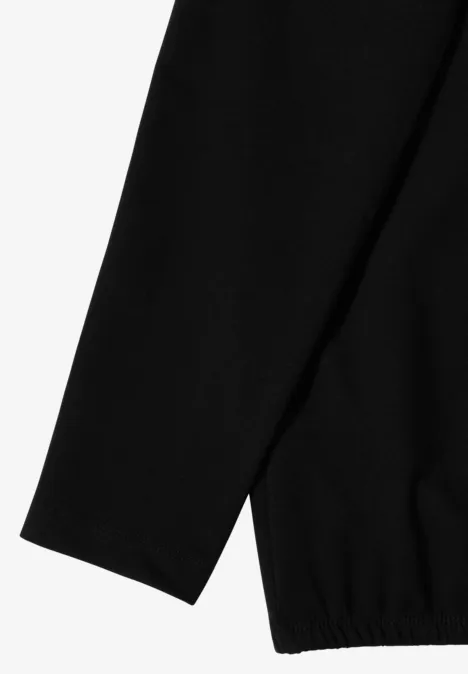 Shirt mit großem Kragen Black Shirt mit großem Kragen Black
