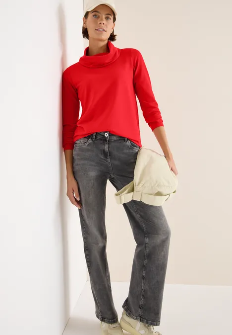 Shirt mit großem Kragen pumpkin orange Shirt mit großem Kragen pumpkin orange