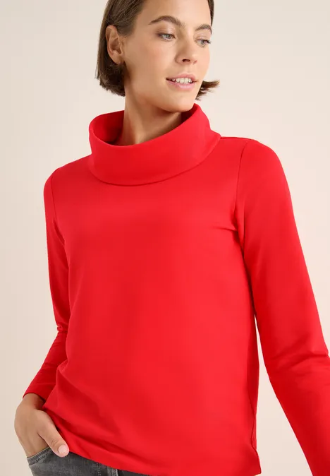 Shirt mit großem Kragen pumpkin orange Shirt mit großem Kragen pumpkin orange