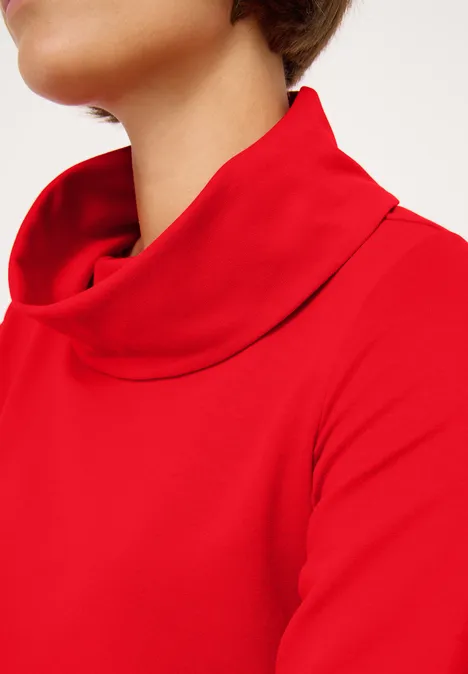 Shirt mit großem Kragen pumpkin orange Shirt mit großem Kragen pumpkin orange