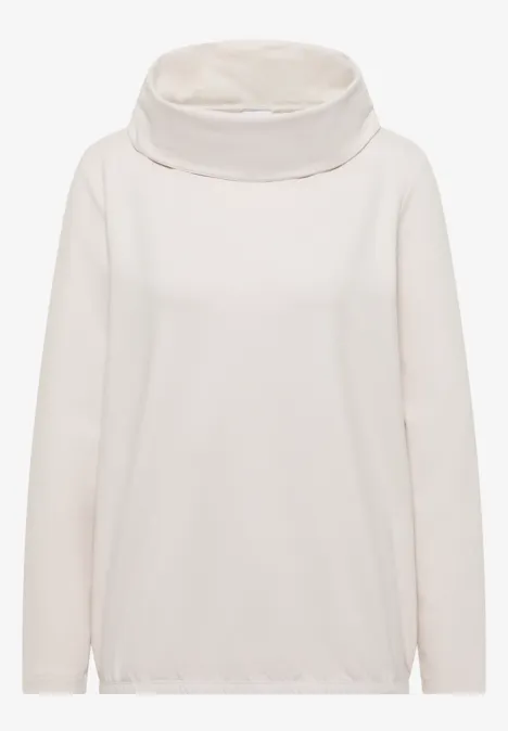 Shirt mit großem Kragen light greige Shirt mit großem Kragen light greige