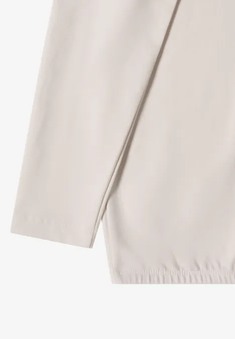 Shirt mit großem Kragen light greige Shirt mit großem Kragen light greige